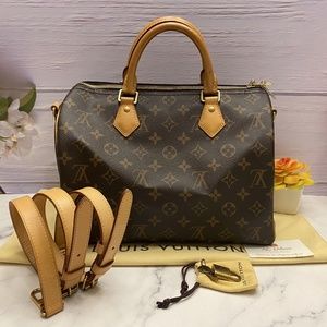 ❤️‍🩹 SOLD❤️‍🩹 LOUIS VUITTON Speedy 30 Monogram Bandouliere Shoulder Bag (BA0127)